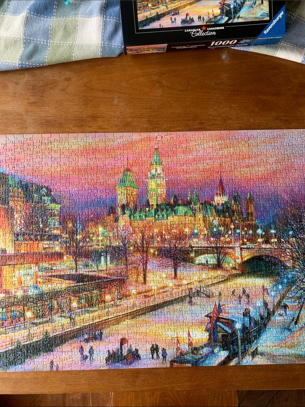 Ravensburger Canadian Collection Ottawa Winterlude Festival 1000 Piece Puzzle
